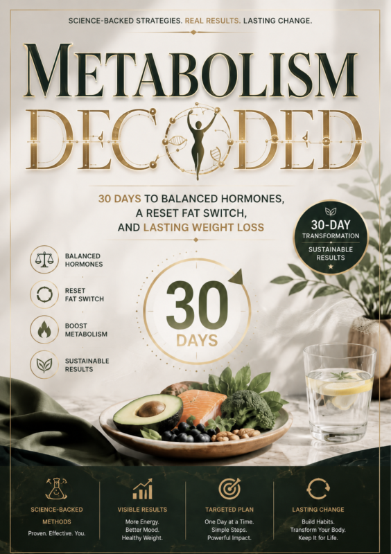 Metabolism Decoded: 30 Days to Balanced Hormones, a Reset Fat Switch, and Lasting Weight Loss
