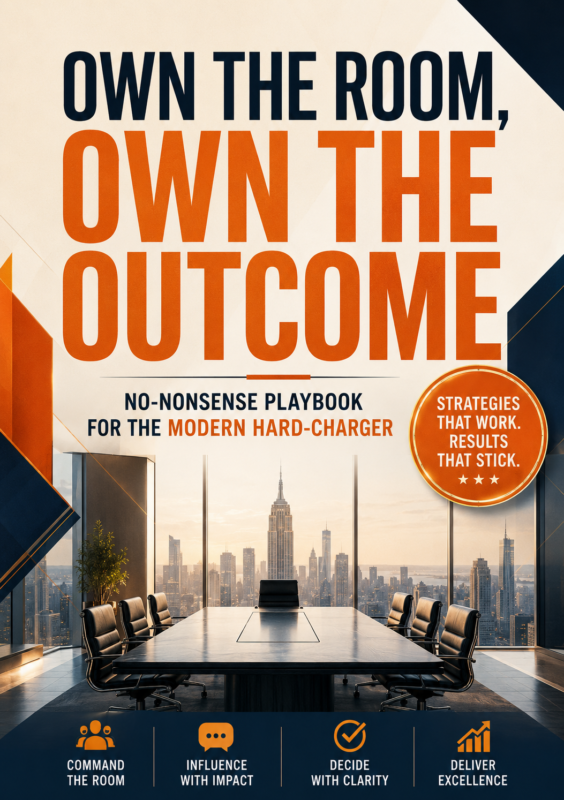 Own the Room, Own the Outcome – No-Nonsense Playbook for the Modern Hard-Charger